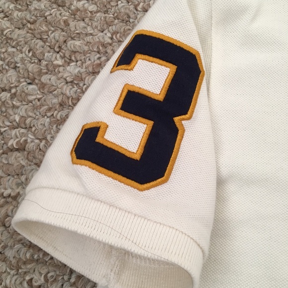 Off white Authentic Polo Ralph Lauren Tee - Picture 4 of 5